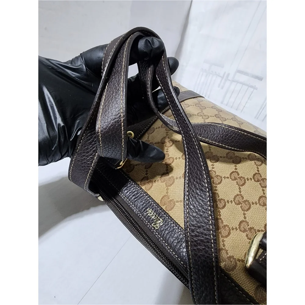 GUCCI Crystal Monogram Medium Abbey Tote Brown - Picture 10 of 12